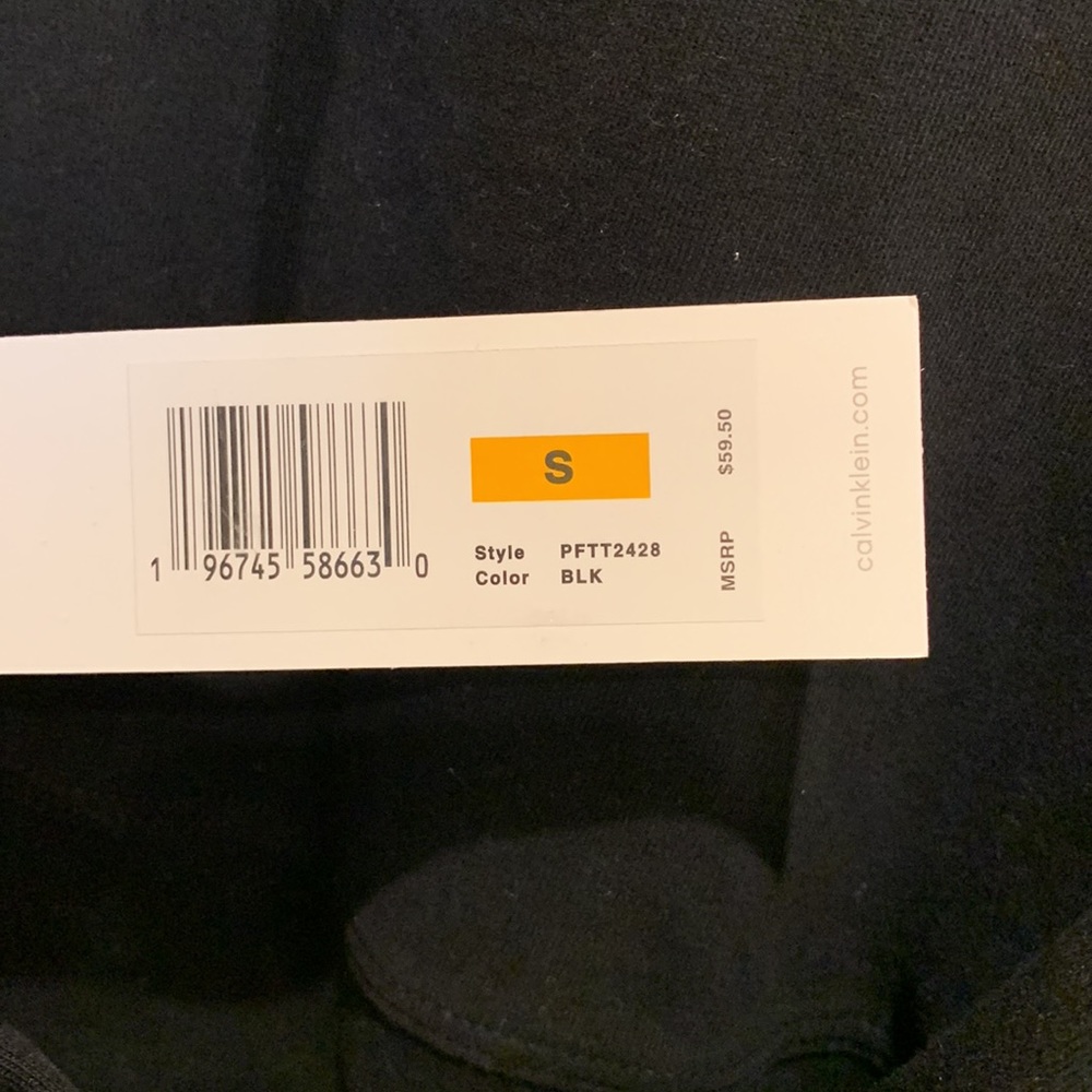 Calvin Klein Performance Cropped Sweatshirt NWT - Picture 4 of 5